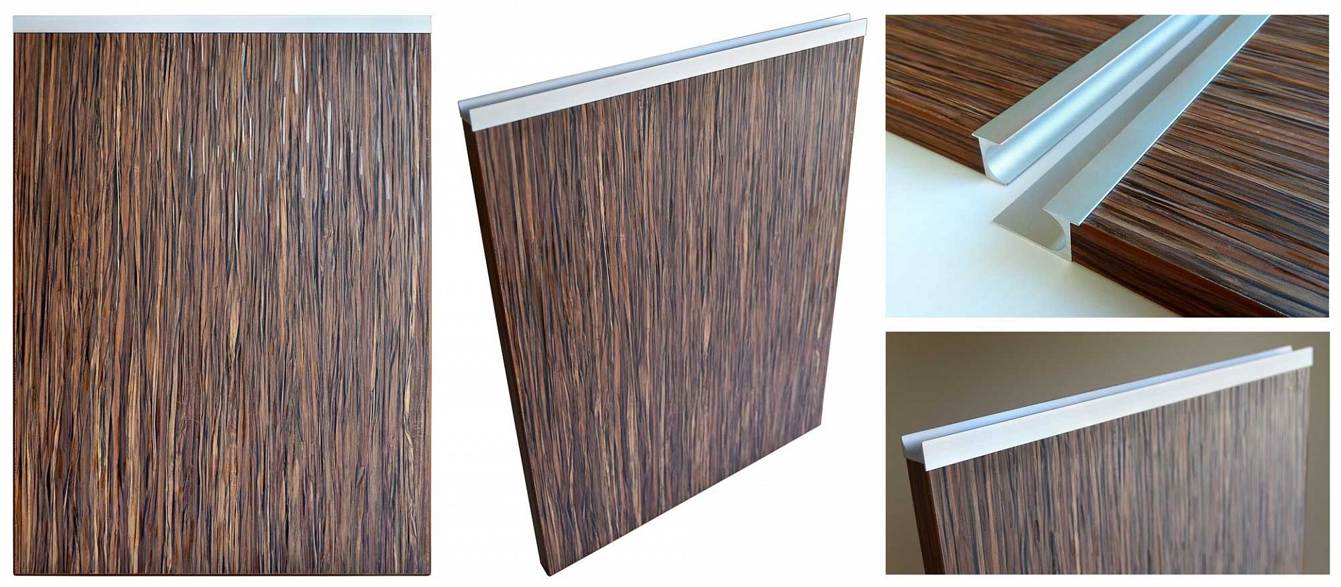 Врезные ручки алюминий