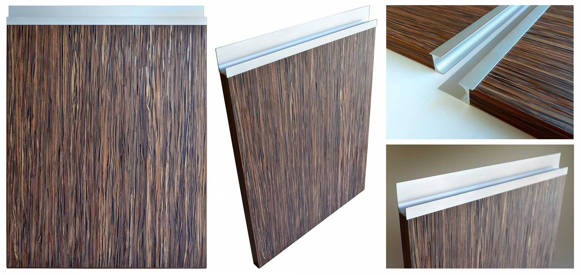 Врезные ручки алюминий