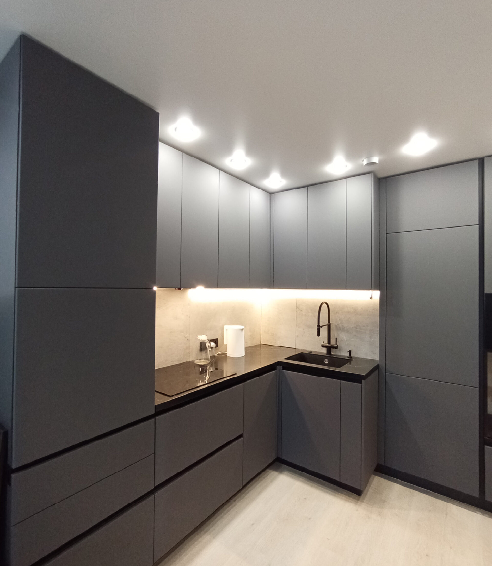 Кухня Серый Опал2