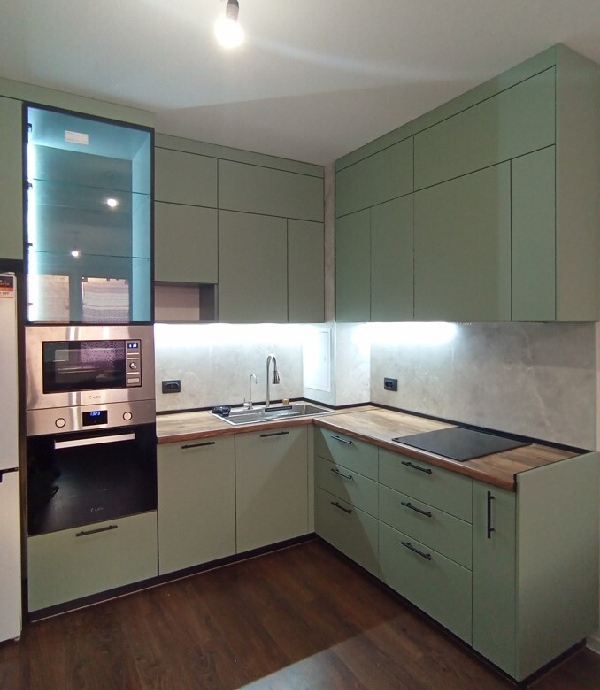 Кухня Зеленый Шелк