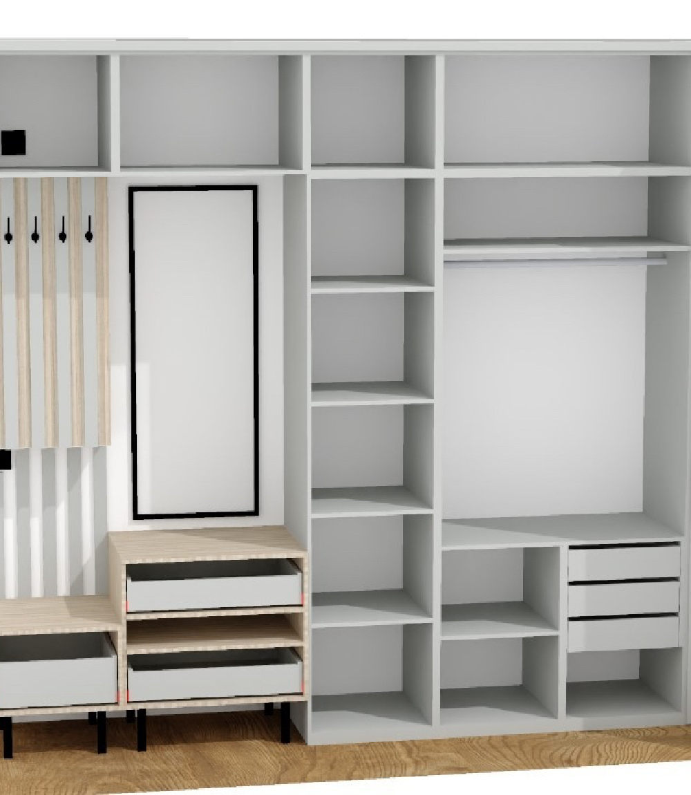 Шкаф-прихожая Вереск5