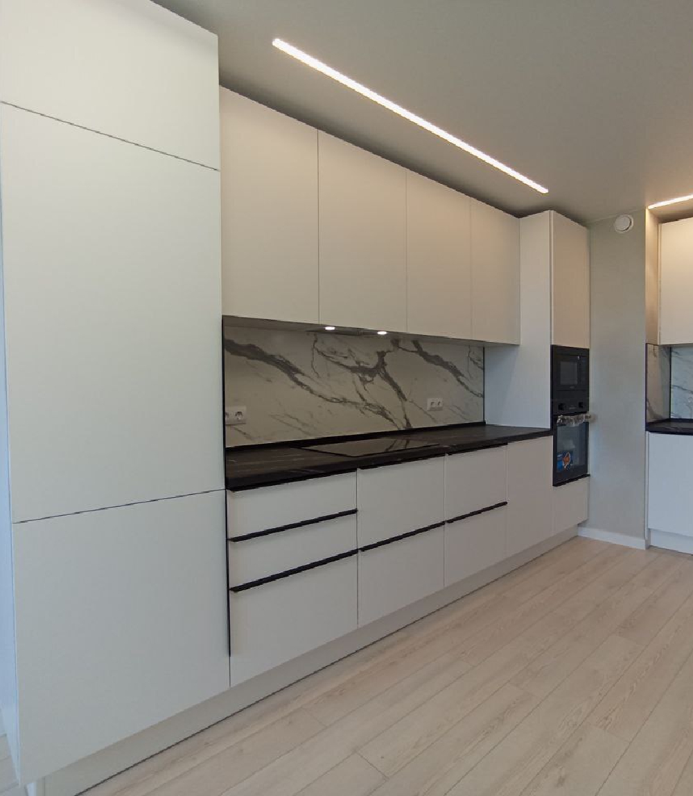 Кухня Белая Рапсодия